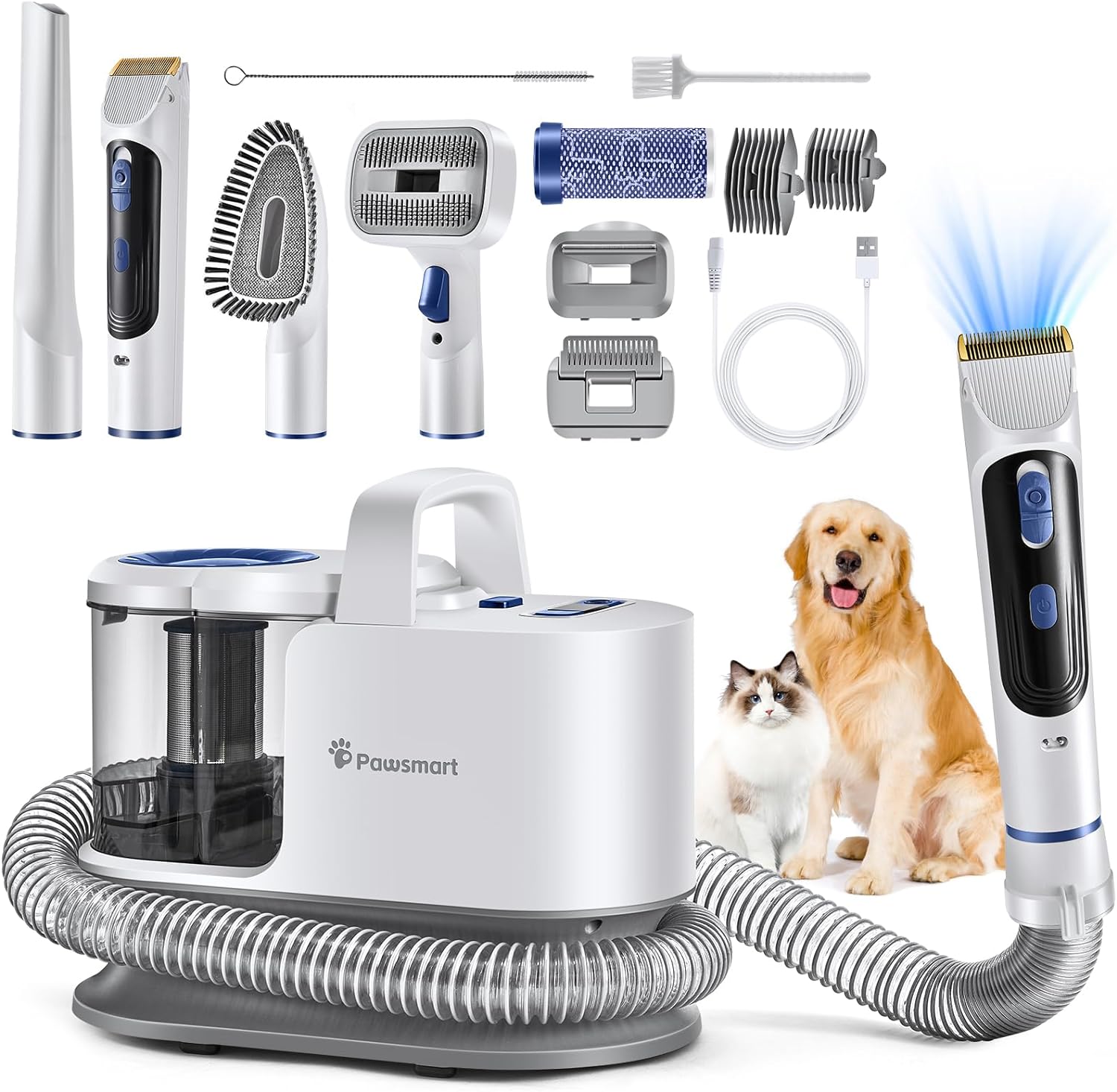 PAWSMART Pet Grooming Kit: The Ultimate Pet Grooming Solution for Happy and Healthy Pets