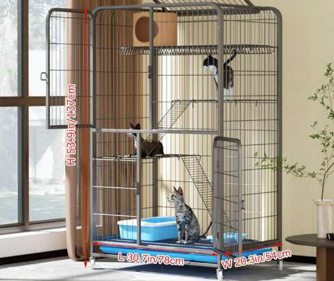 Large Cat Cage: The Perfect Indoor Playground for Your Feline Friends