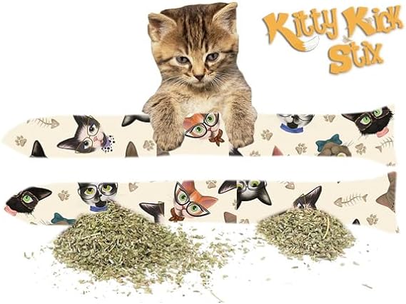 Kitty Kick Stix 15" Original Catnip Kicker Toy: The Ultimate Cat Toy for Playful Felines