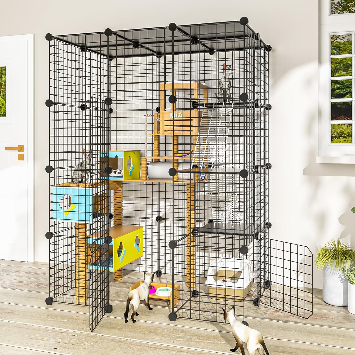 Large DIY Cat Enclosure Review (Indoor & Outdoor Catio for 1–3 Cats)