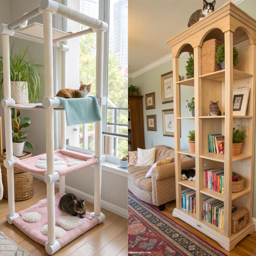 10 Insanely Cool DIY Cat Tower Ideas To Make Your Kitty Purr with Joy