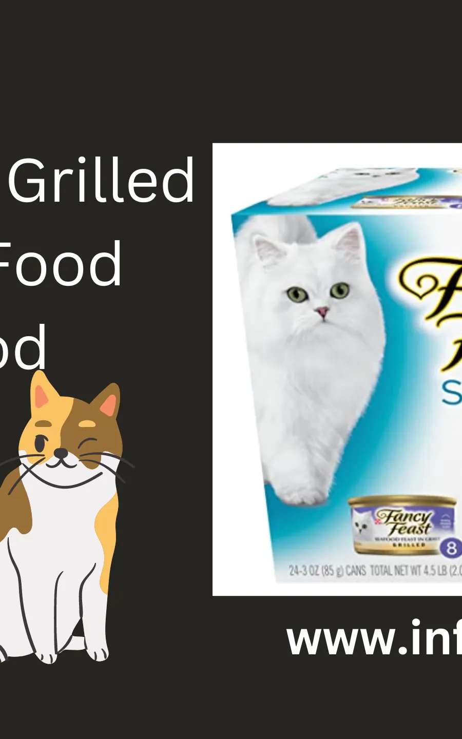 Fancy Feast Grilled Wet Cat Food Seafood Collection in Wet Cat Food