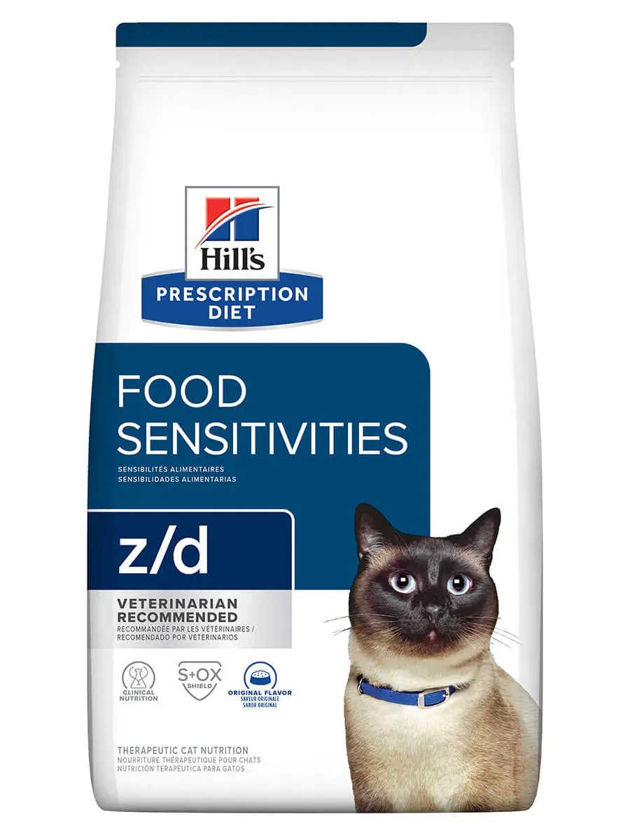 Hill's Prescription Diet z/d Skin Food Sensitivities Dry Cat Food
