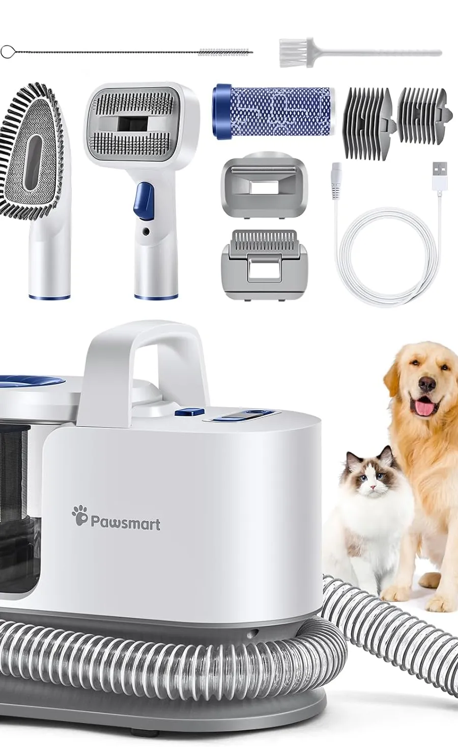 PAWSMART Pet Grooming Kit: The Ultimate Pet Grooming Solution for Happy and Healthy Pets