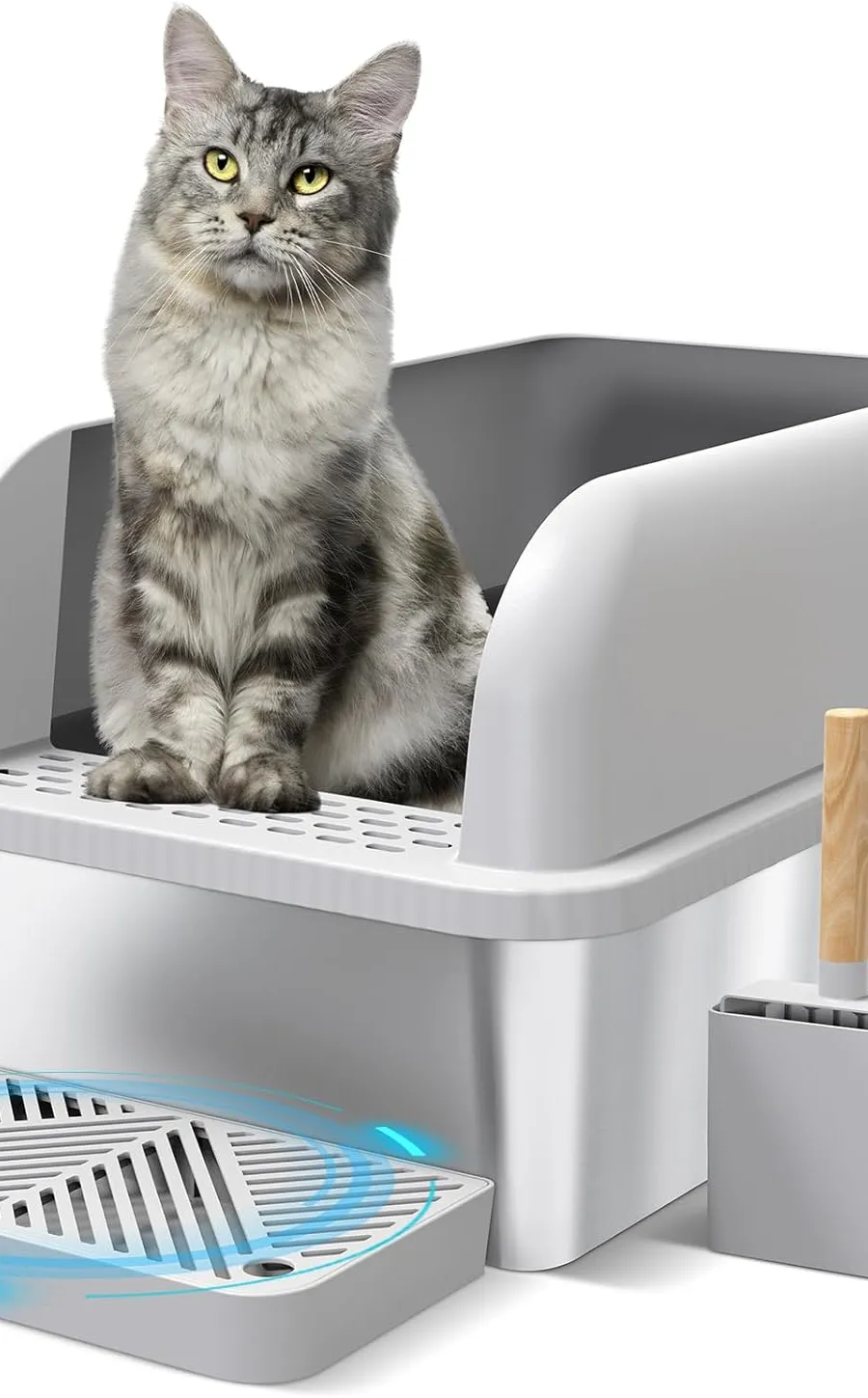 Suzzipaws Extra Large Stainless Steel Cat Litter Box: A Perfect Solution for Big Cat
