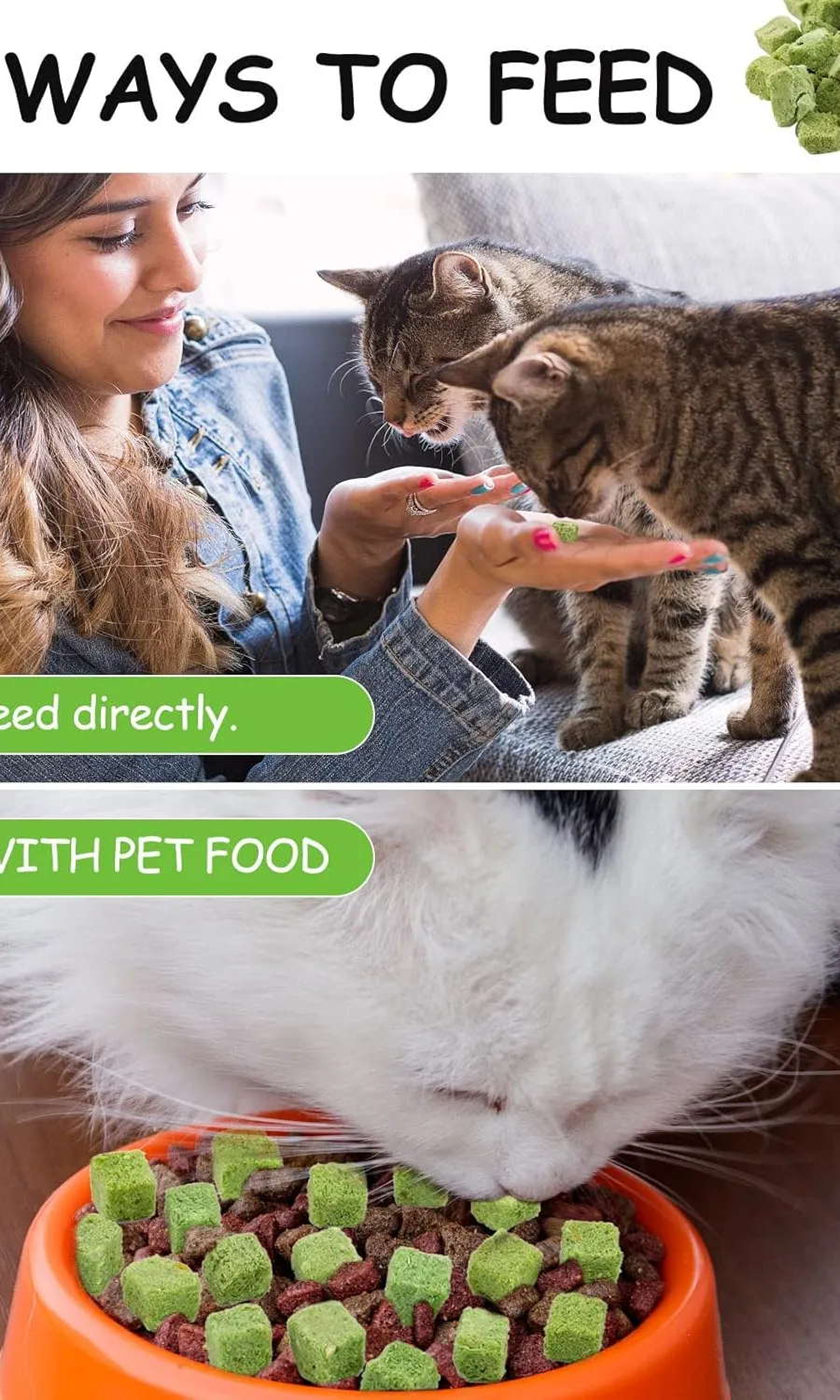 Cat Grass Treats for Cats Review Healthy Chicken Chew Snack for Teeth & Hairball Control