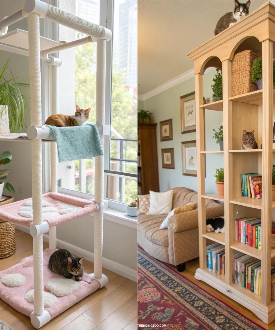 10 Insanely Cool DIY Cat Tower Ideas To Make Your Kitty Purr with Joy